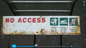 No access sign